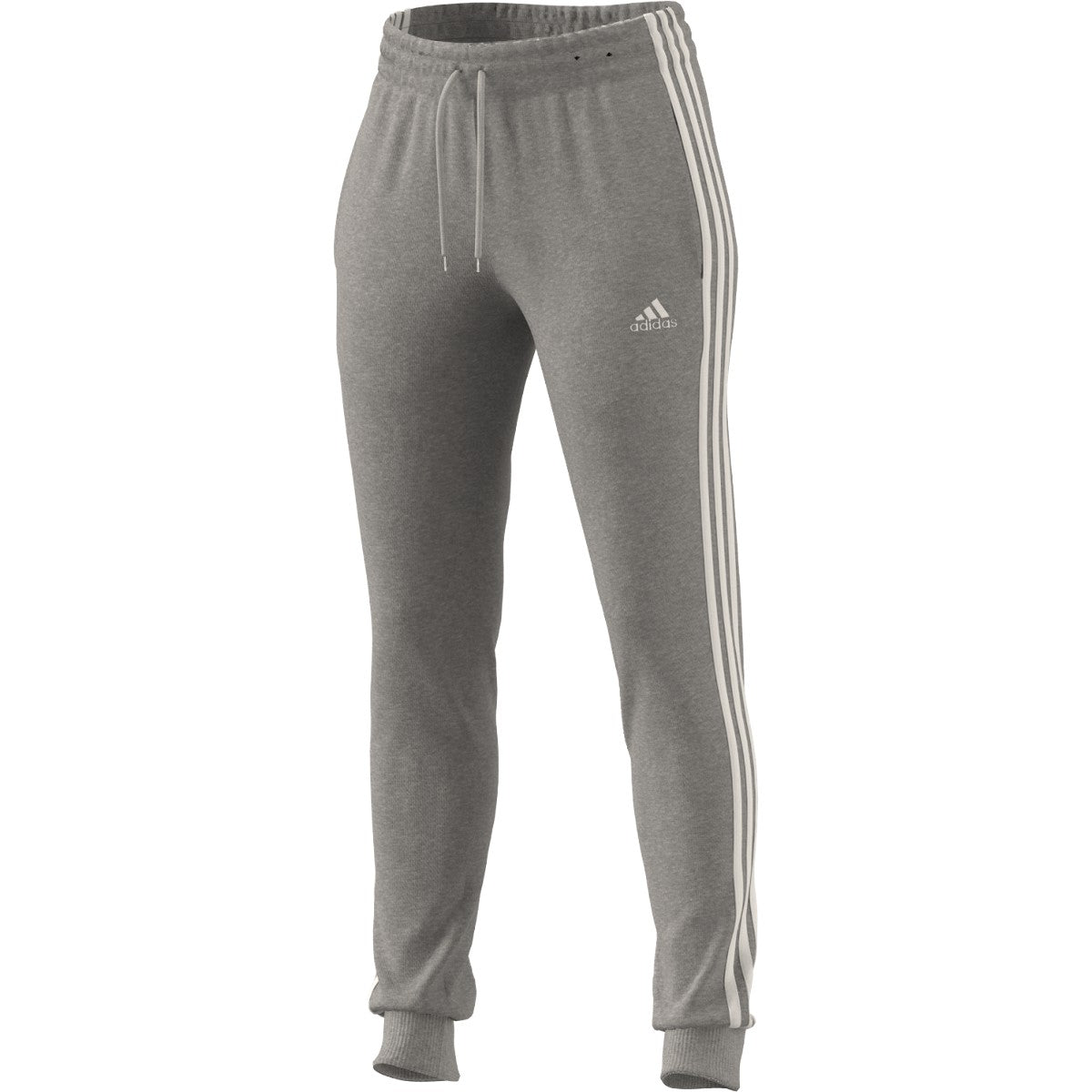 adidas 3 Stripes French Terry Cuffed Womens Pants