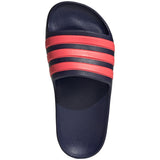 adidas Adilette Aqua Kids Slides in Dark Blue