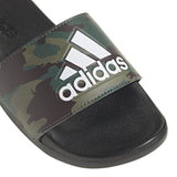 adidas Adilette Comfort Kids Slides in Camo
