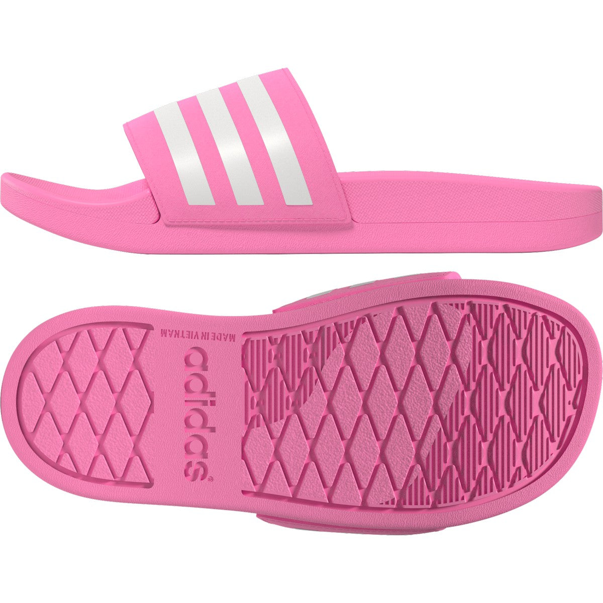 adidas Adilette Comfort Kids Swim Slides in Pink