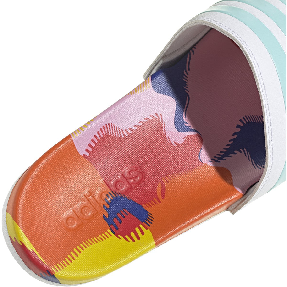 adidas Adilette Comfort Mens Slides in Belgian Red Devils Design