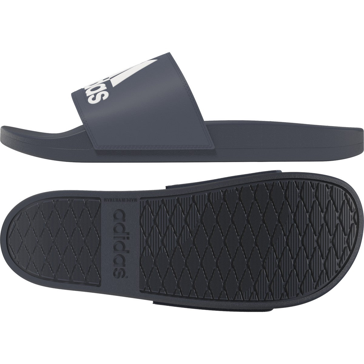 adidas Adilette Comfort Mens Slides in Navy