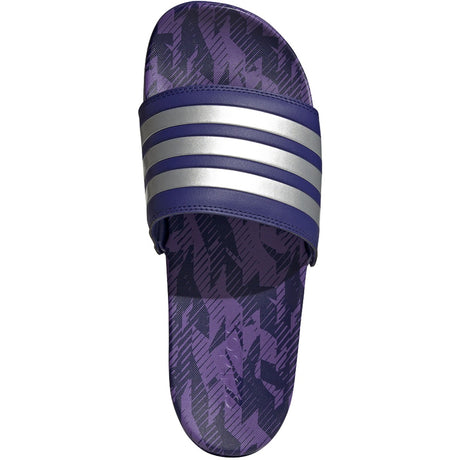 adidas Adilette Comfort Mens Slides in Purple