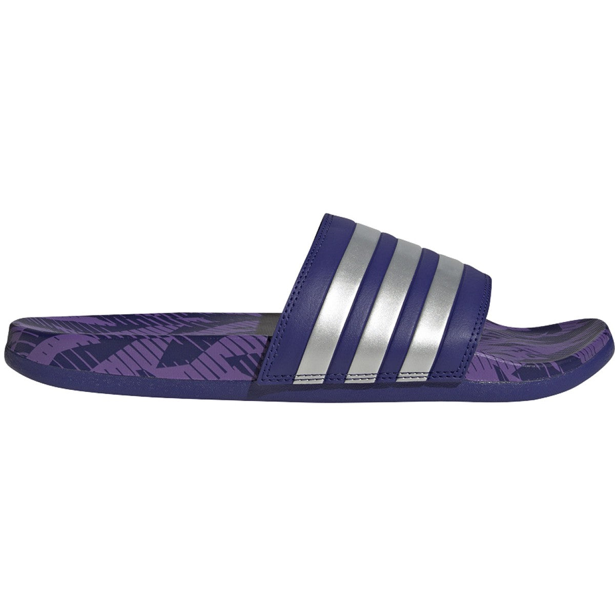 adidas Adilette Comfort Mens Slides in Purple