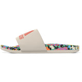 adidas Adilette Comfort Womens Slides with Flower Print