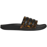 adidas Adilette Comfort Womens Slides with Tortoiseshell Print