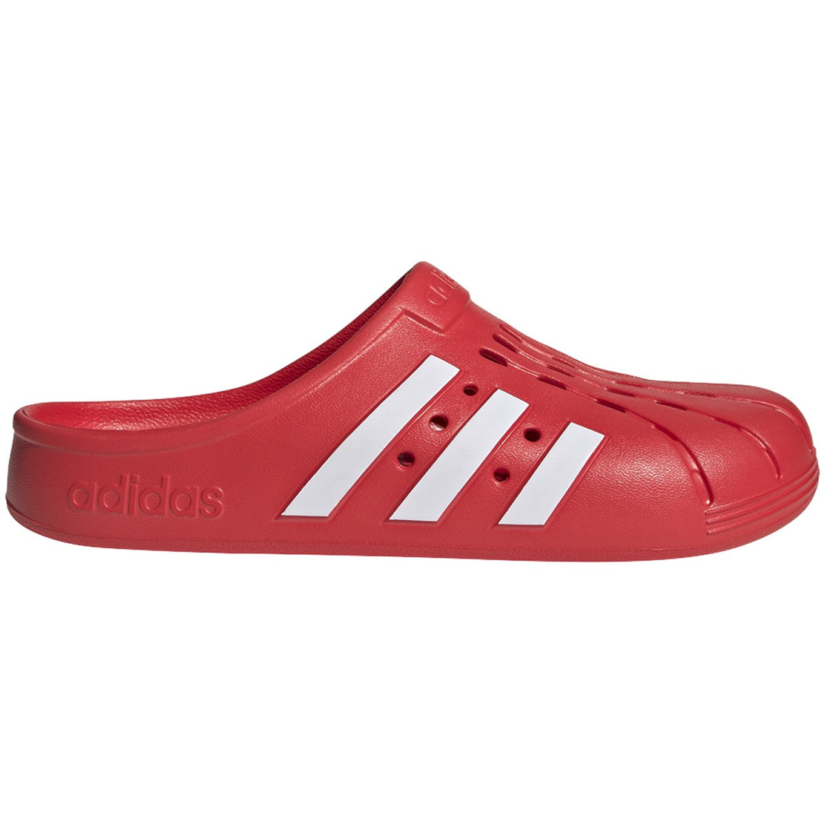 adidas Adilette Mens Clogs in Red