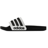 adidas Adilette Shower Mens Slides in Black and White