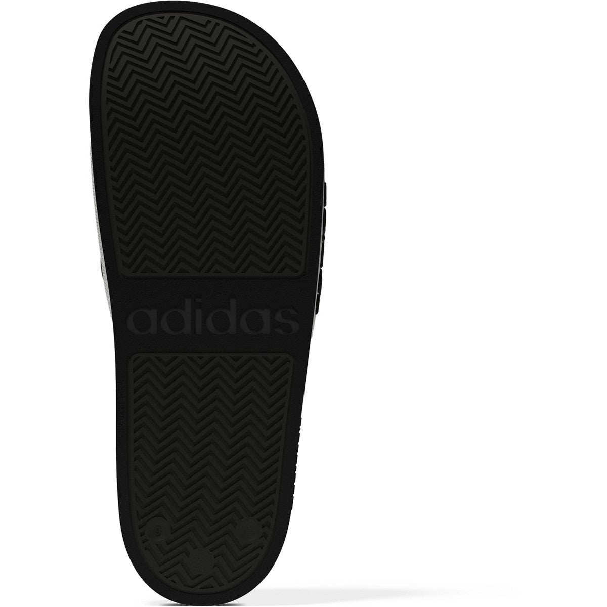 adidas Adilette Shower Mens Slides in Black and White