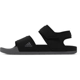 adidas Adilette Mens Swim Sandal in Black and Grey