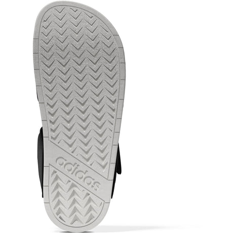 adidas Adilette Swim Sandals in Black and White