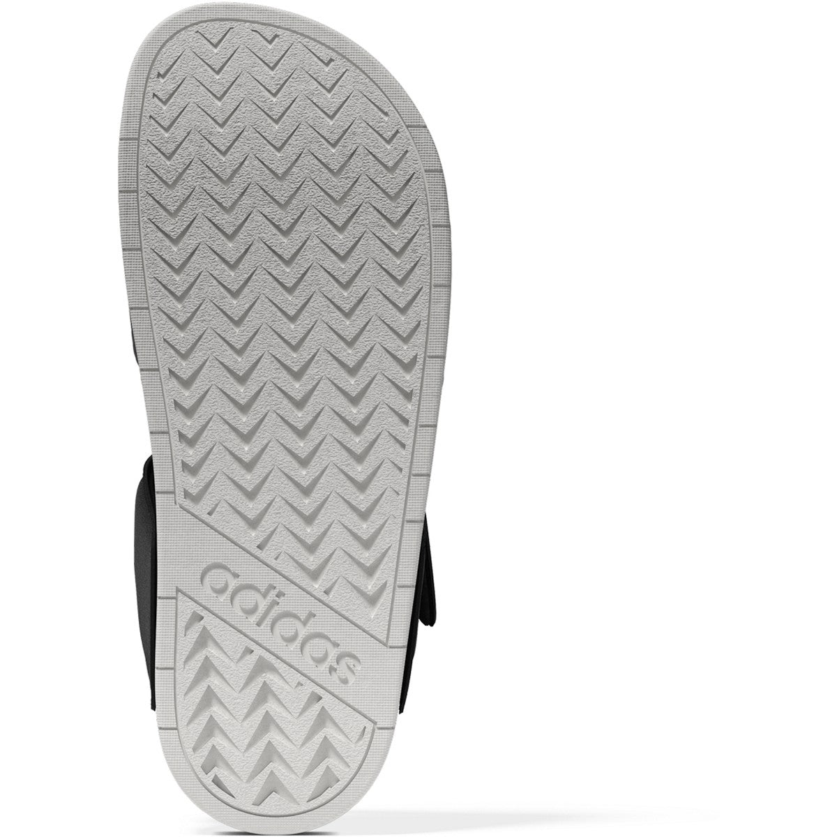 adidas Adilette Swim Sandals in Black and White