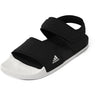 adidas Adilette Swim Sandals in Black and White