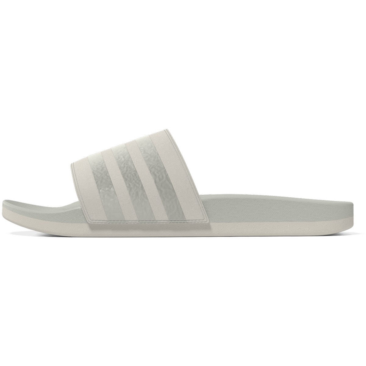 adidas Adilette Womens Comfort Slides in White