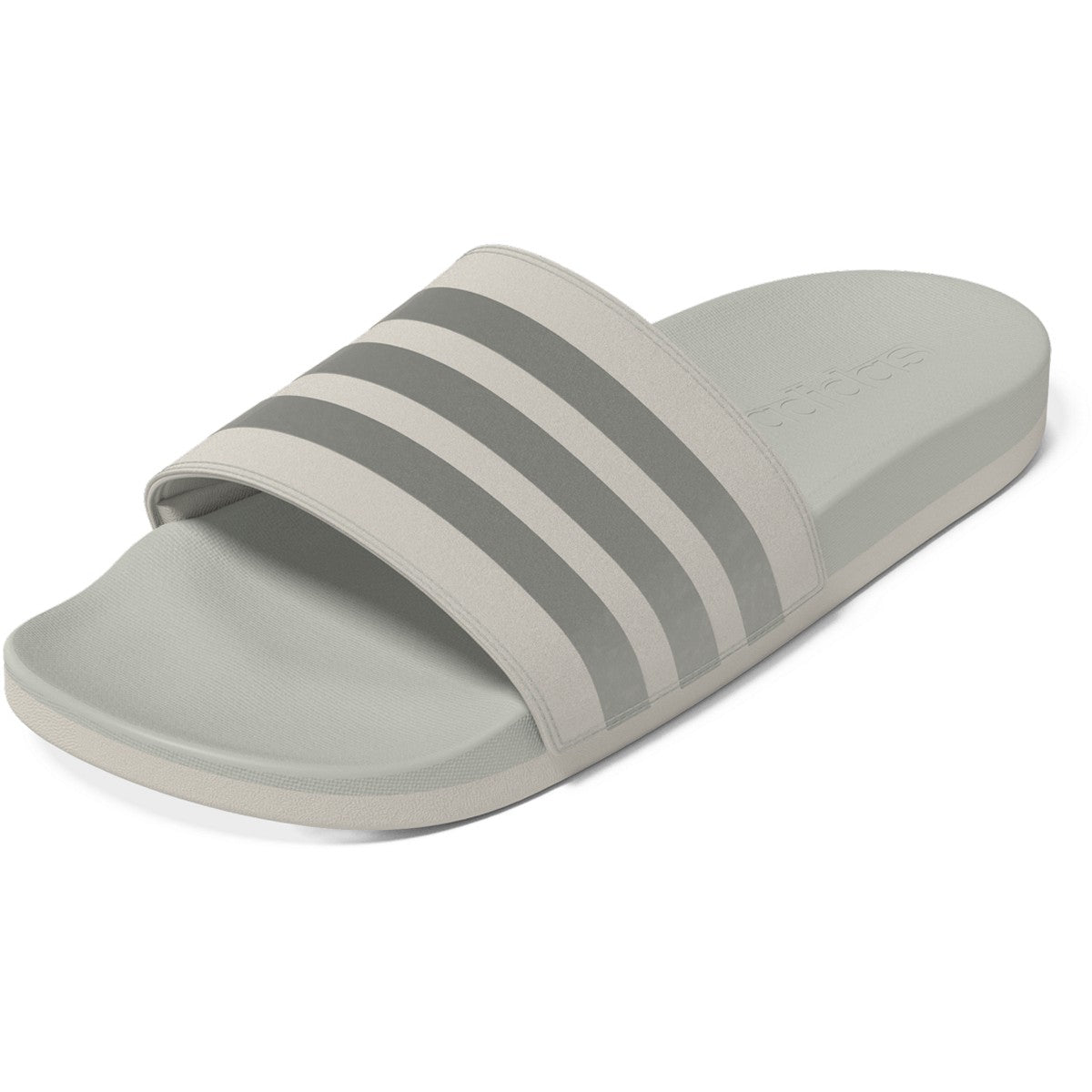 adidas Adilette Womens Comfort Slides in White