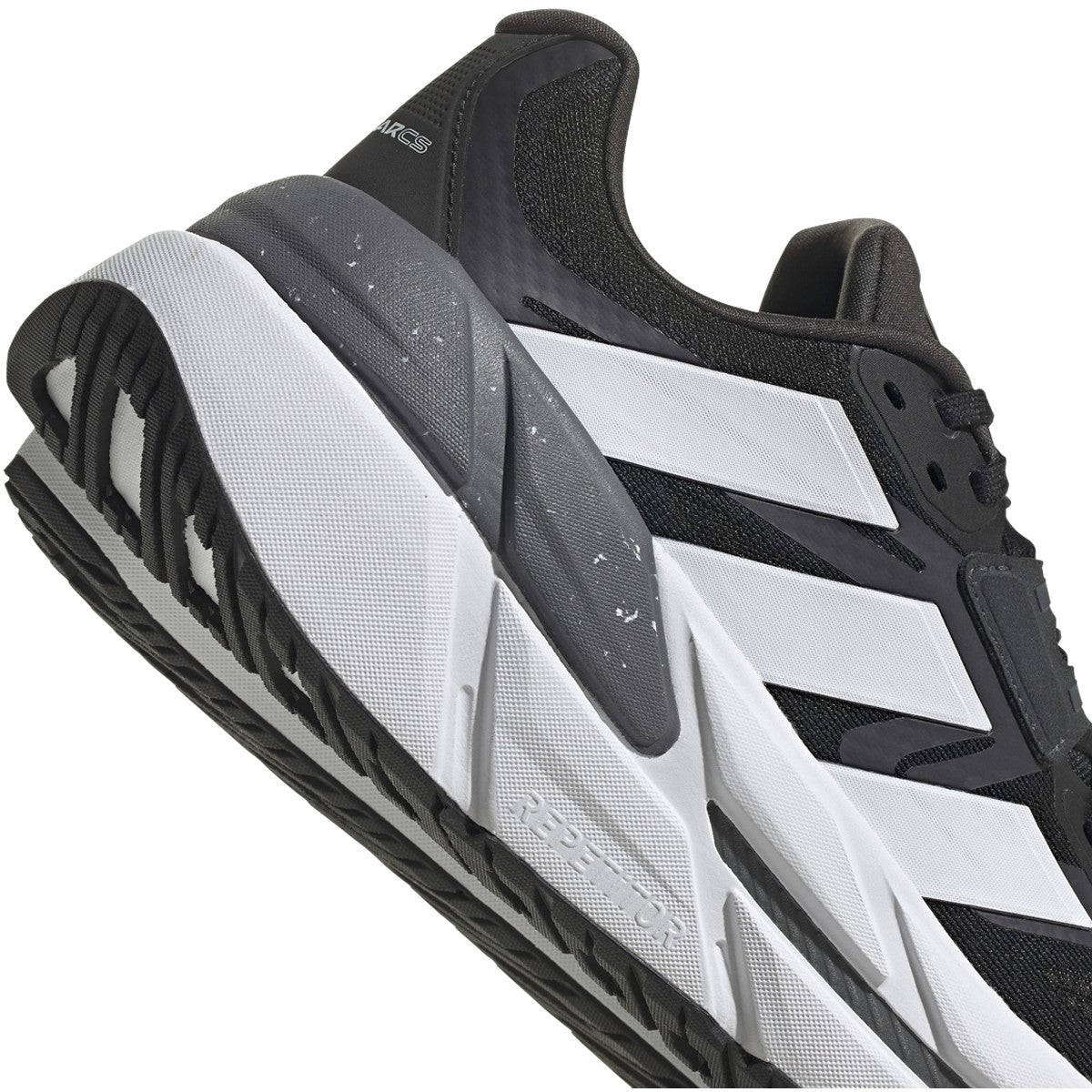 adidas Adistar CS Mens Running Shoes in Black and White