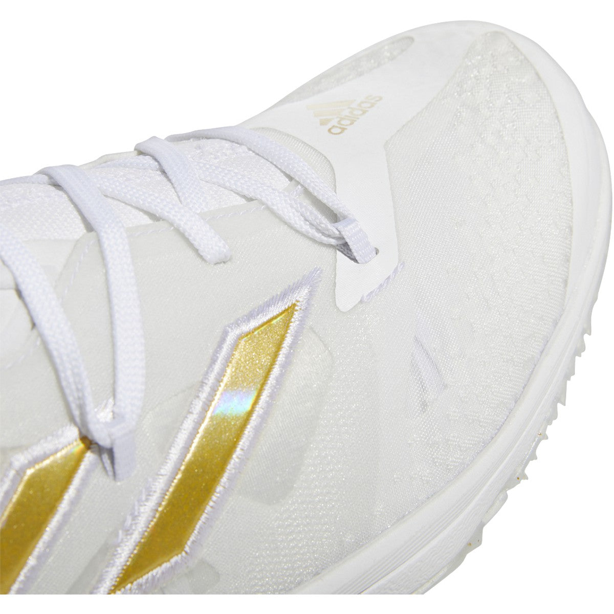 adidas Adizero Afterburner Mens Turf Baseball Shoes in White