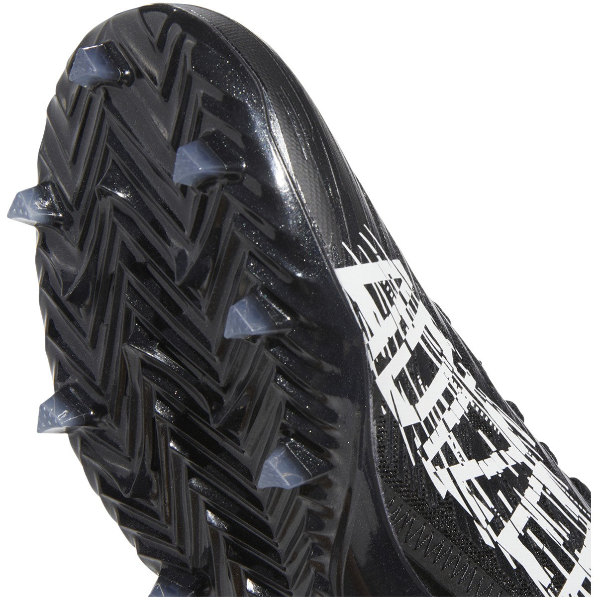 adidas Adizero Mens Football Cleats in Black and White
