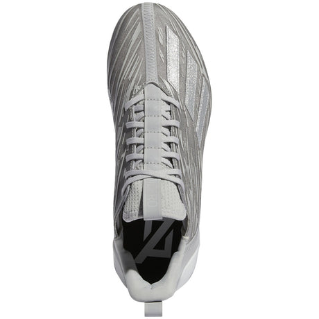 adidas Adizero Mens Football Cleats in Gray and Silver