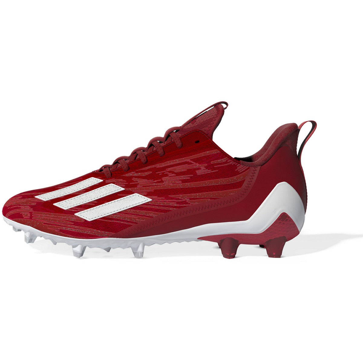 adidas Adizero Mens Football Cleats in Red and White