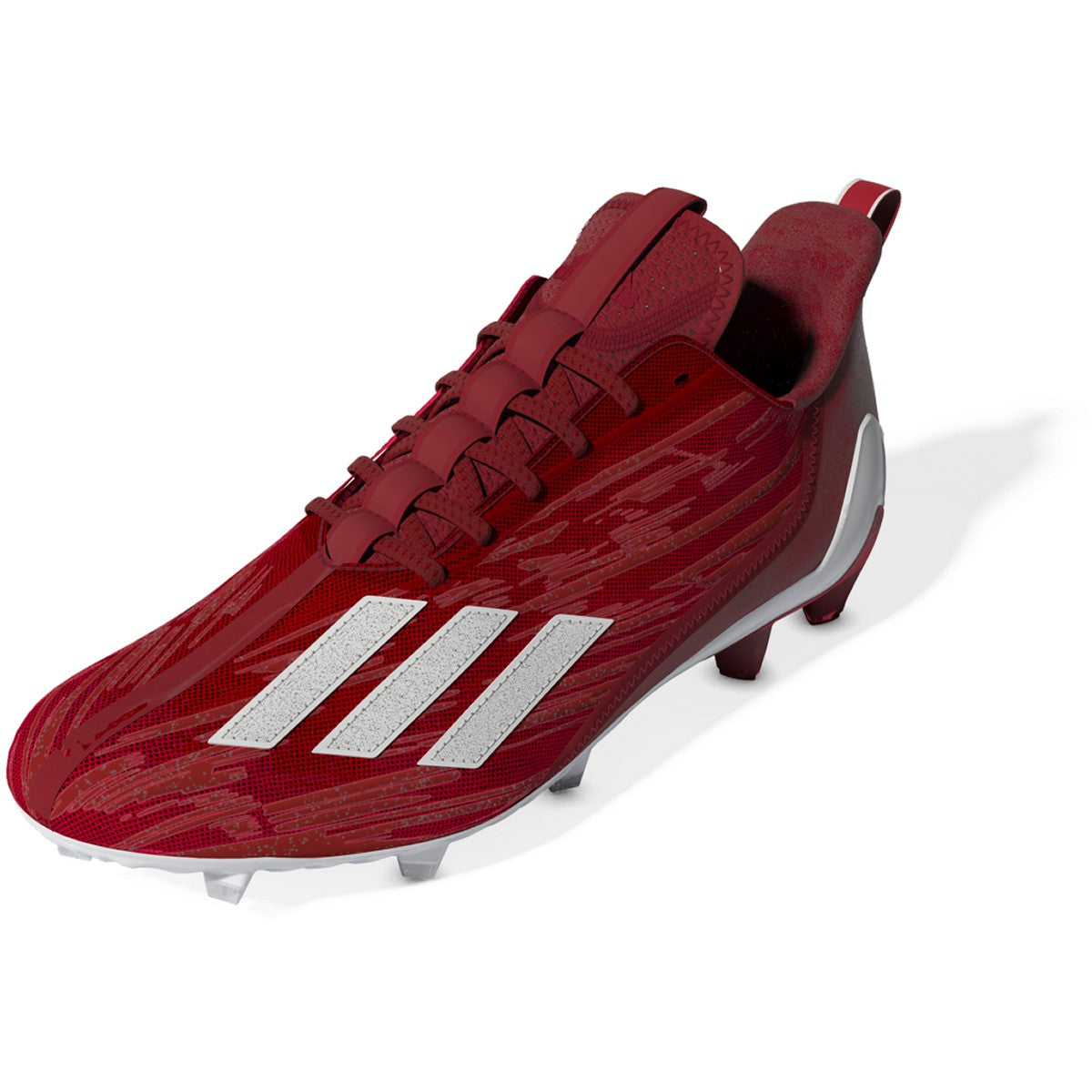 adidas Adizero Mens Football Cleats in Red and White