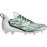 adidas Adizero Mens Football Cleats in White and Dark Green
