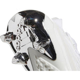adidas Adizero Primeknit Mens Football Cleats in White and Silver