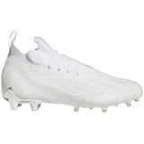 adidas Adizero Primeknit Mens Football Cleats in White and Silver