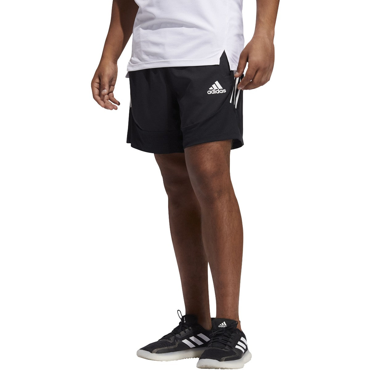 adidas Aero 3 Stripe Shorts Primeblue - Mens Training