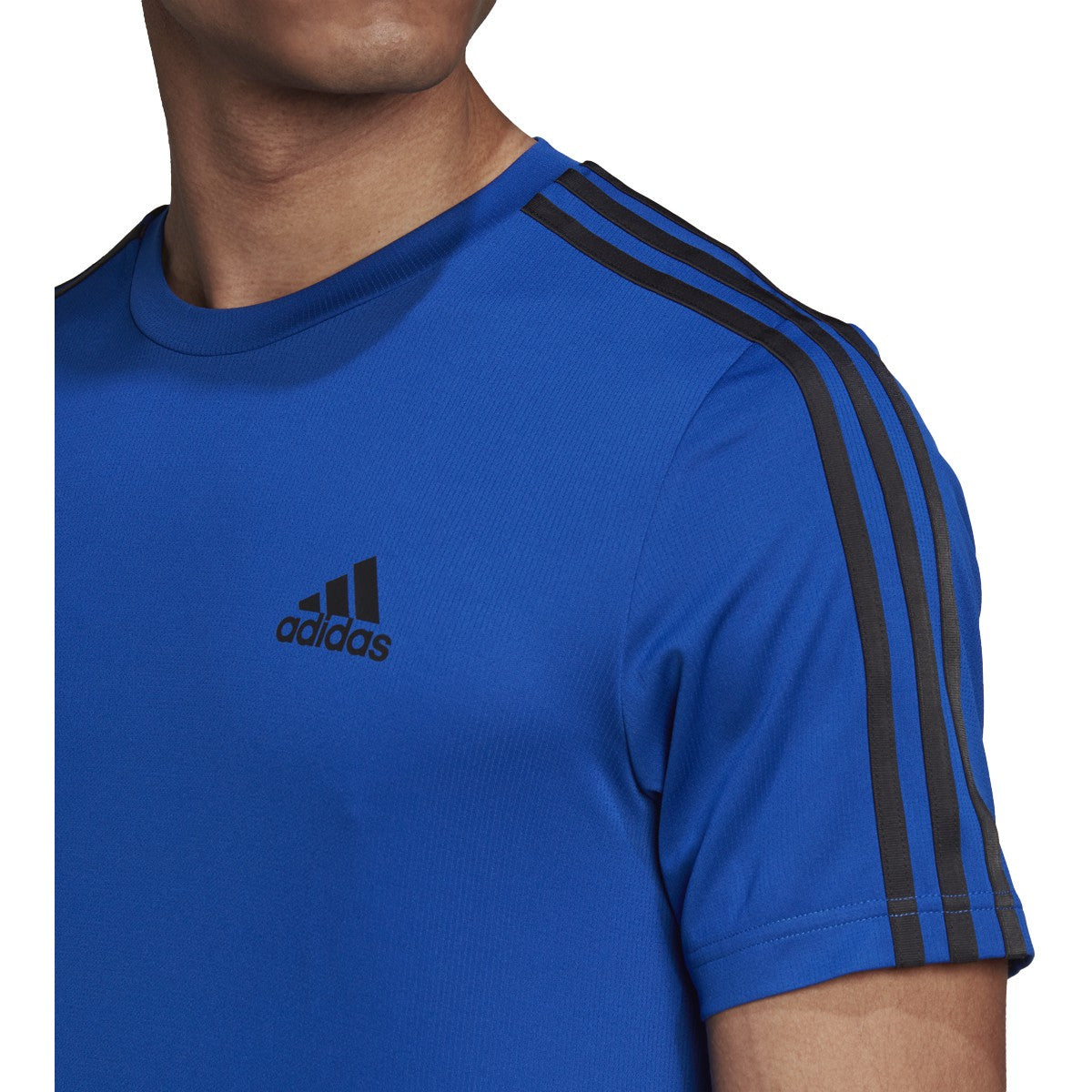 adidas Aeroready Designed to Move 3-Stripe Mens Training T-Shirt