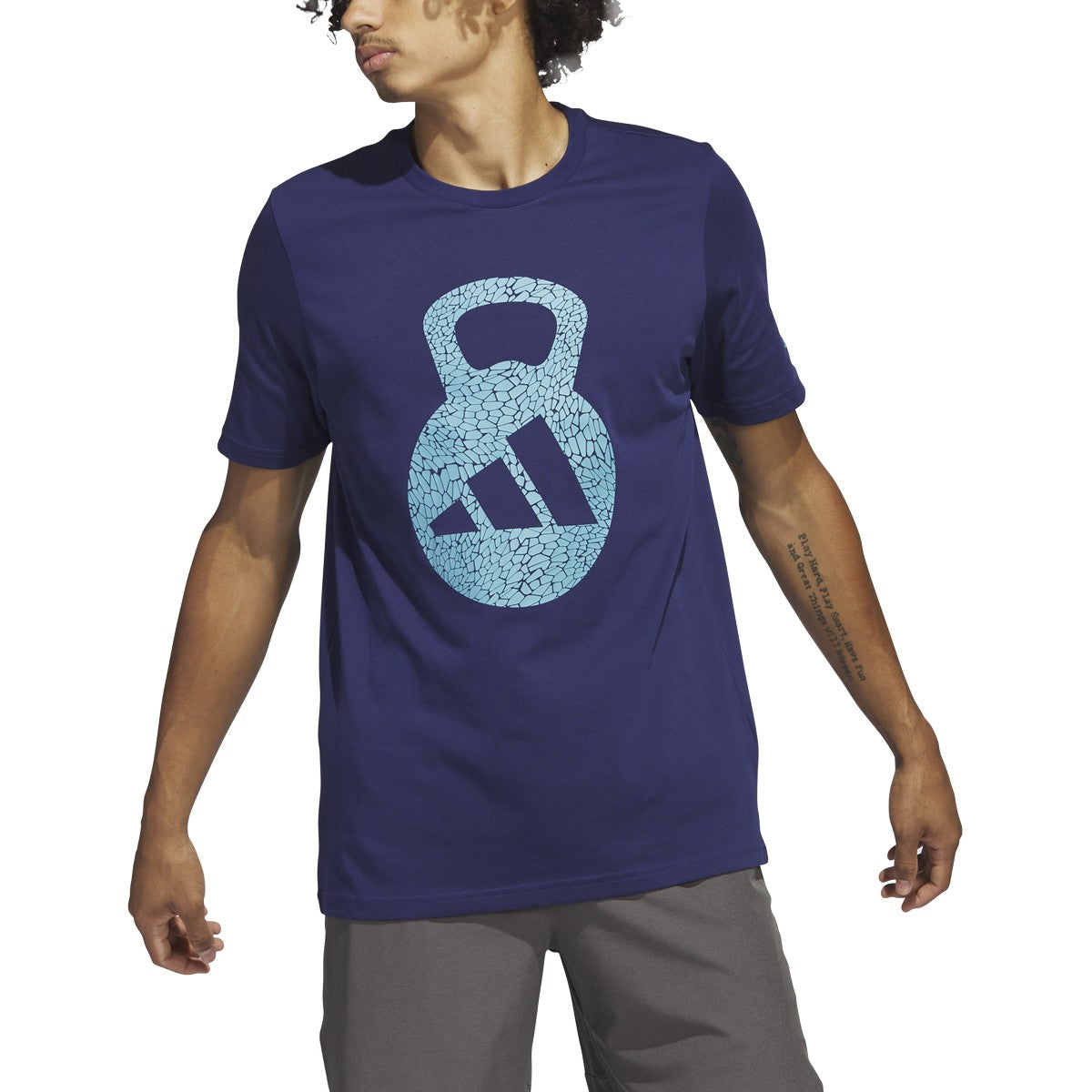 adidas Aeroready Training Logo Graphic Mens Tshirt