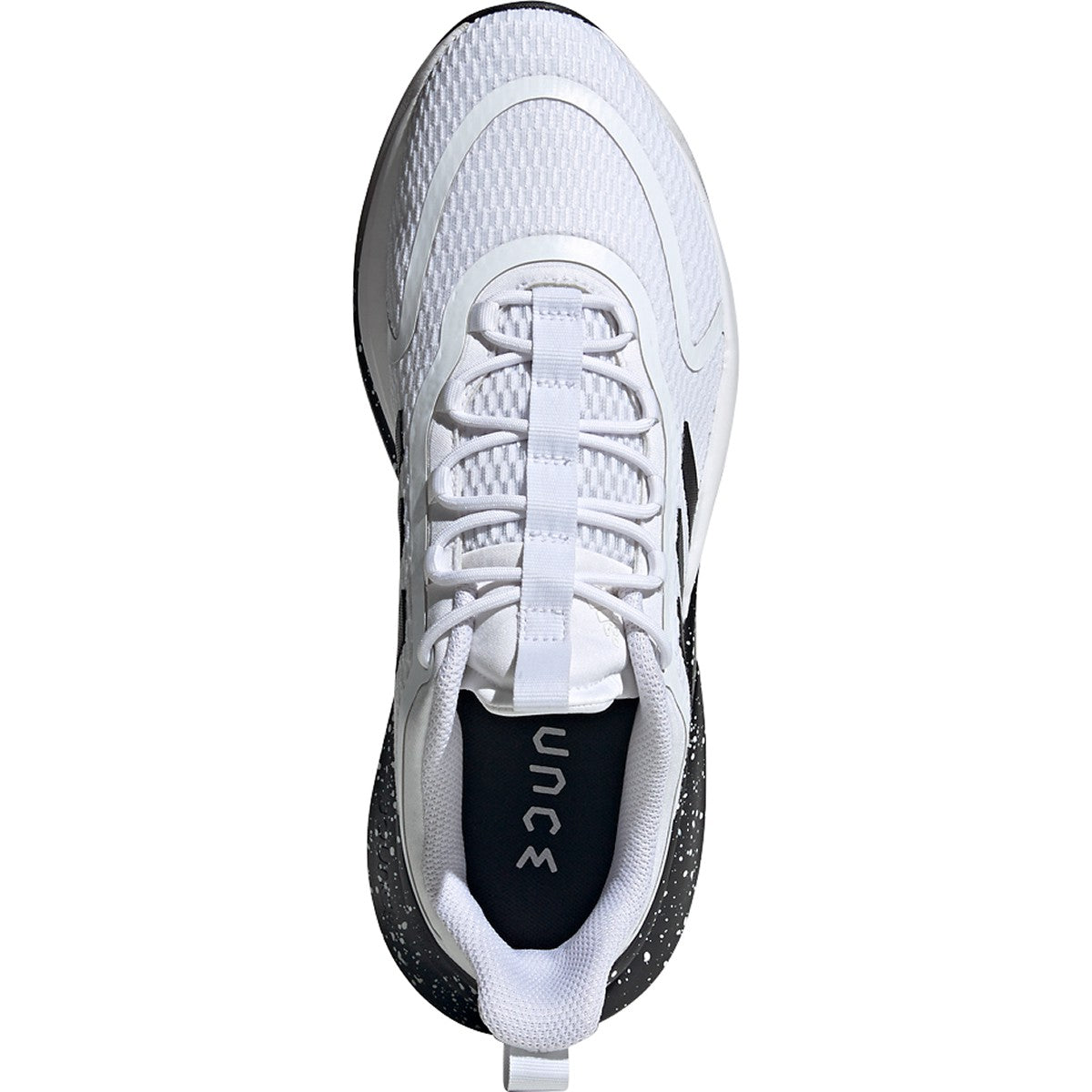 adidas Alphabounce+ Mens Running Shoes in White and Black