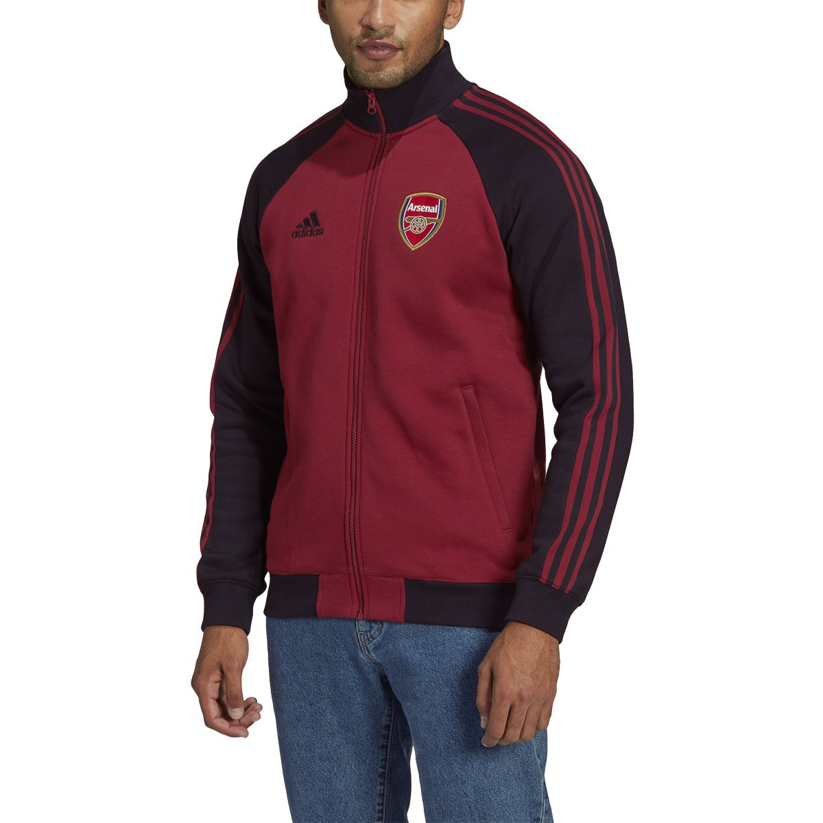 adidas Arsenal Tiro 21 Anthem Mens Soccer Jacket
