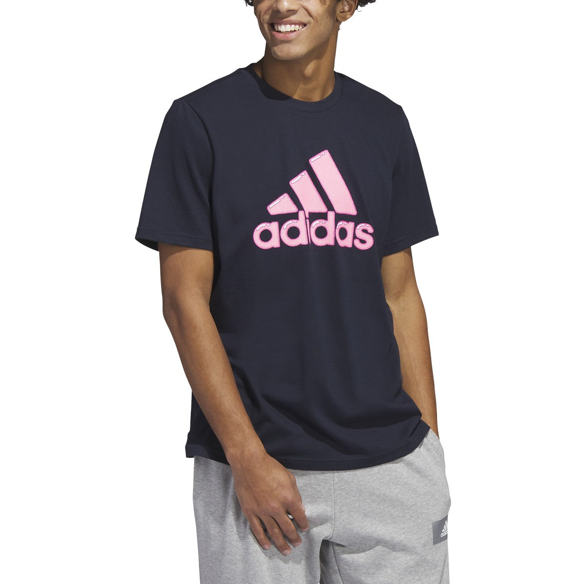 adidas Badge of Sport Mens Fill Short Sleeve T-Shirt