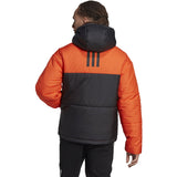 adidas BCS 3-Stripe Mens Puffy Hooded Jacket