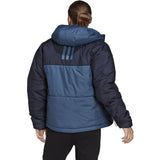 adidas BCS 3-Stripe Mens Puffy Hooded Jacket