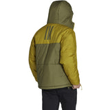 adidas BCS 3-Stripe Mens Puffy Hooded Jacket