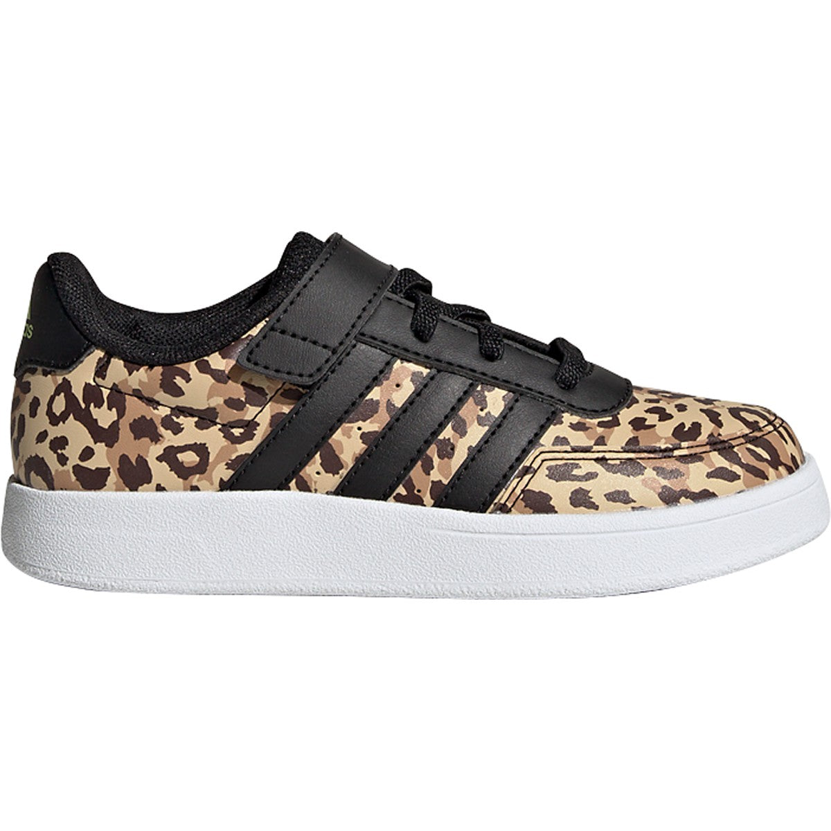 adidas Breaknet 2.0 Elastic Lace Kids Tennis Shoes in Animal Print