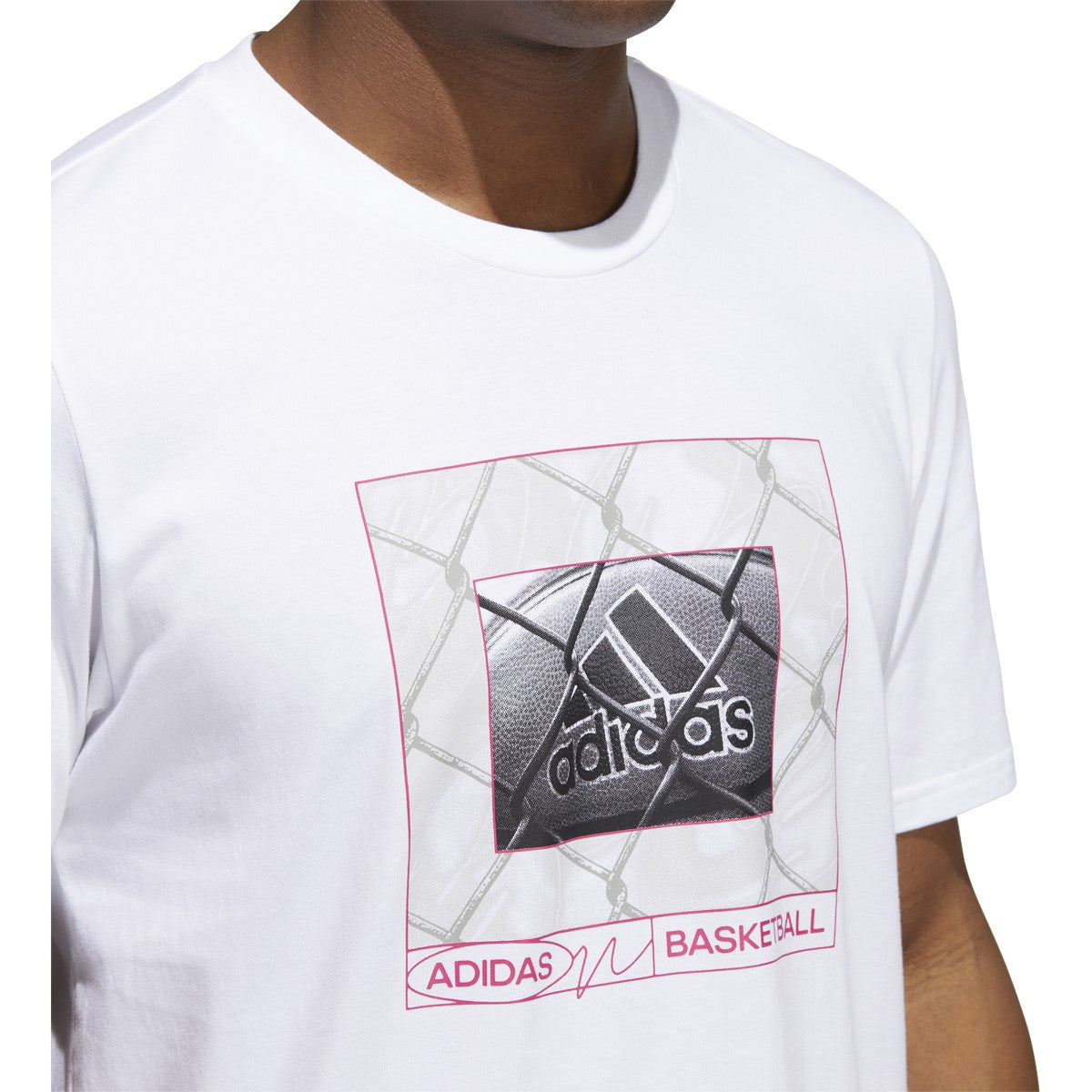 adidas Chainlink Badge of Sport Mens Basketball T-Shirt