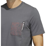 adidas City Escape Short Sleeve Mens Pocket Tee