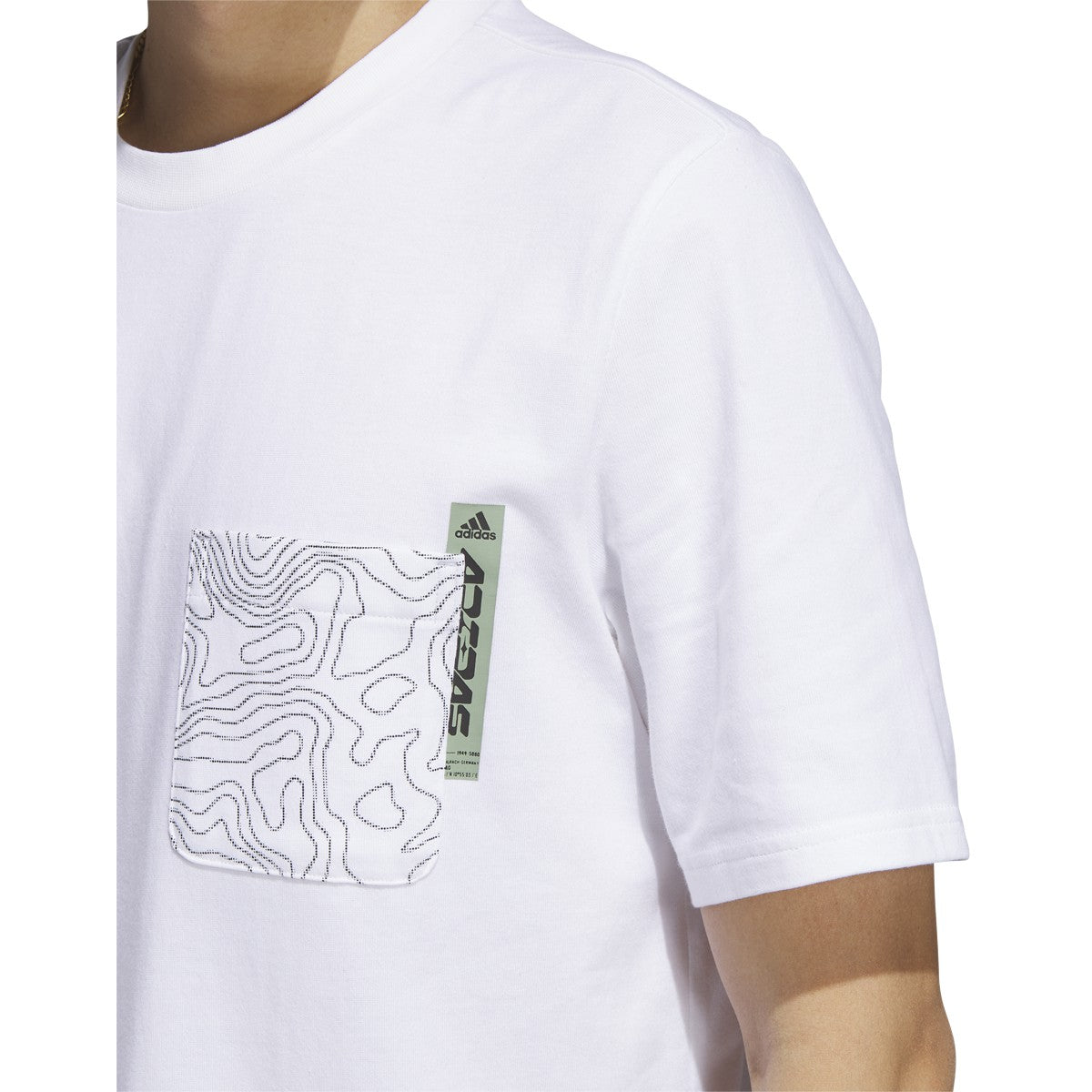 adidas City Escape Short Sleeve Mens Pocket Tee