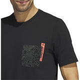 adidas City Escape Short Sleeve Mens Pocket Tee