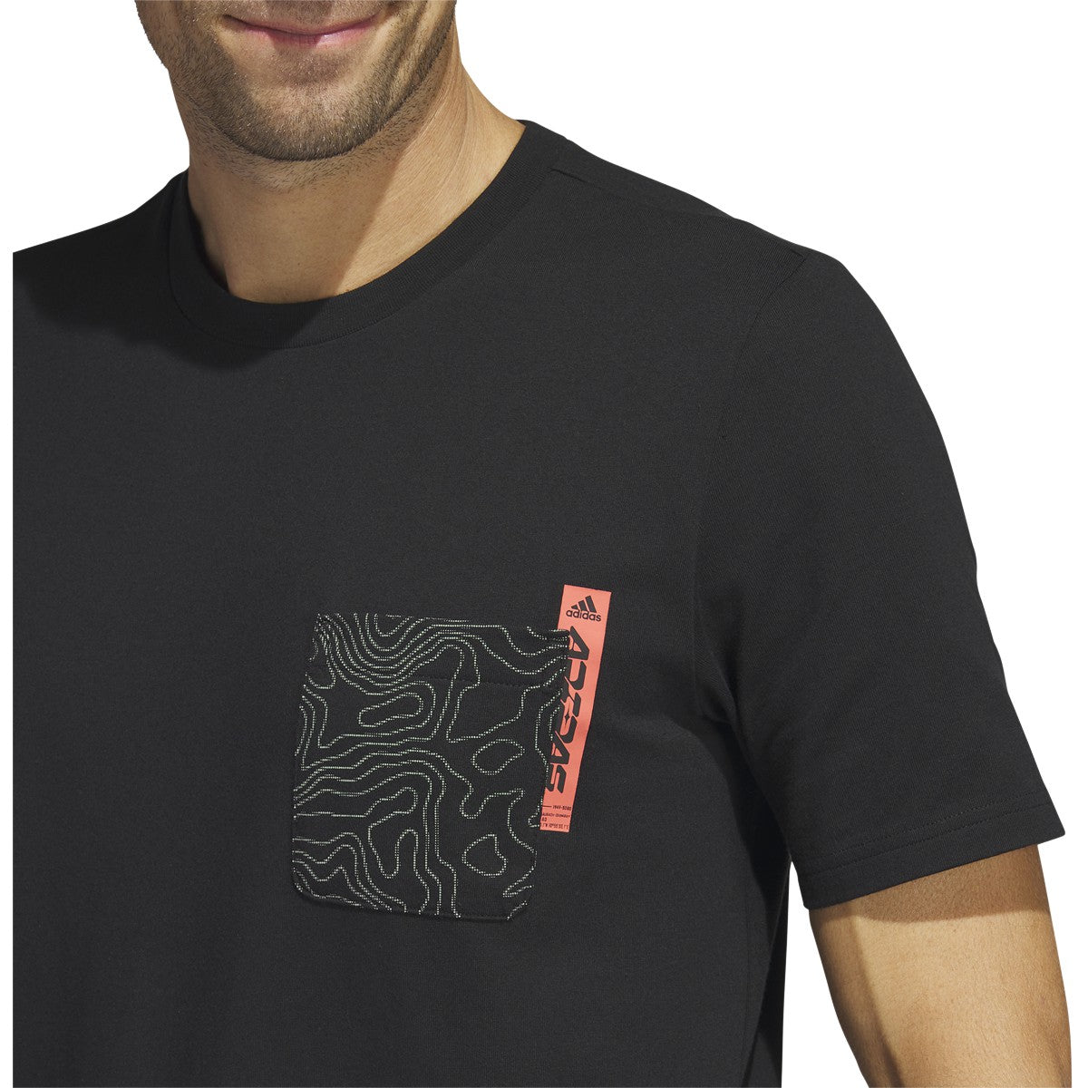 adidas City Escape Short Sleeve Mens Pocket Tee