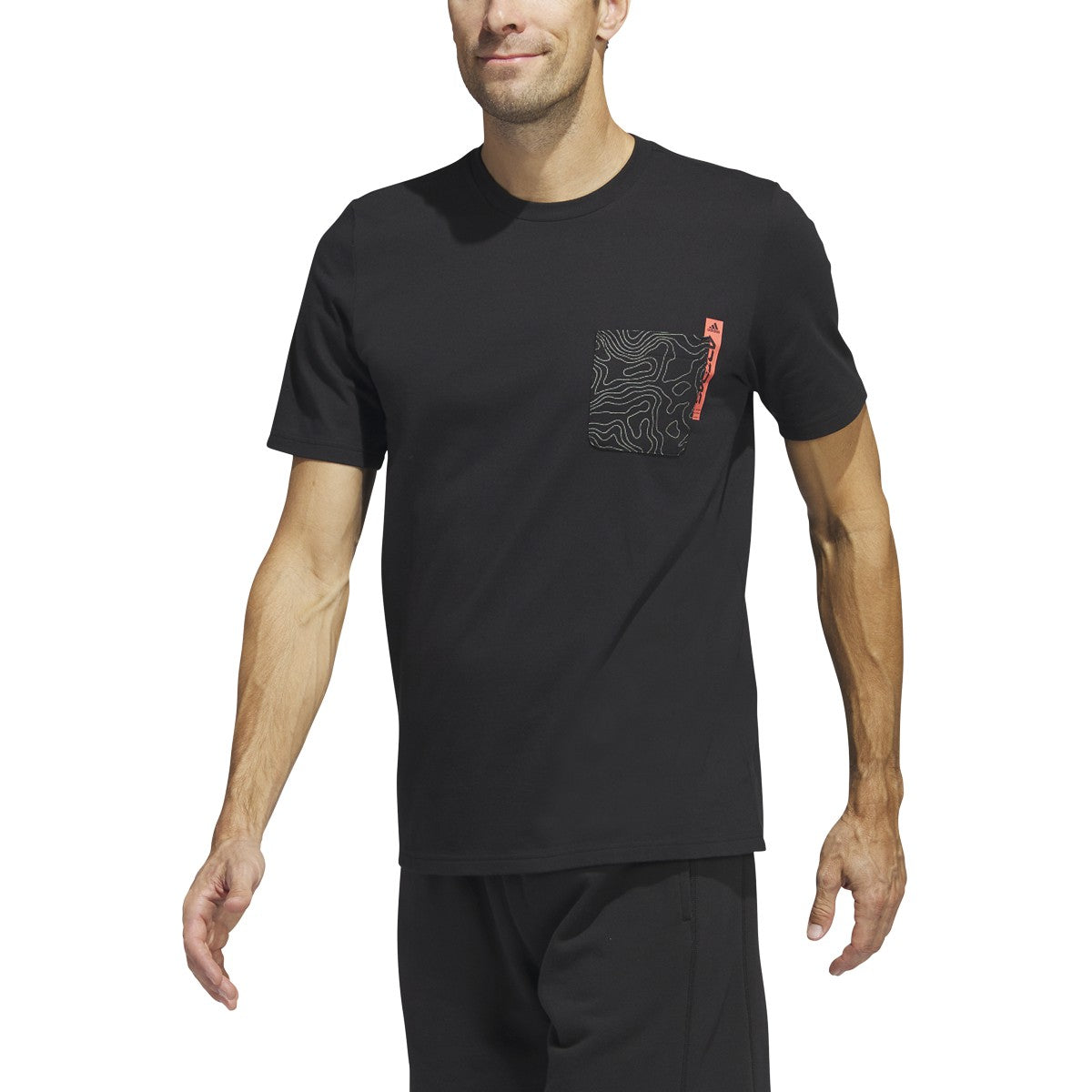 adidas City Escape Short Sleeve Mens Pocket Tee