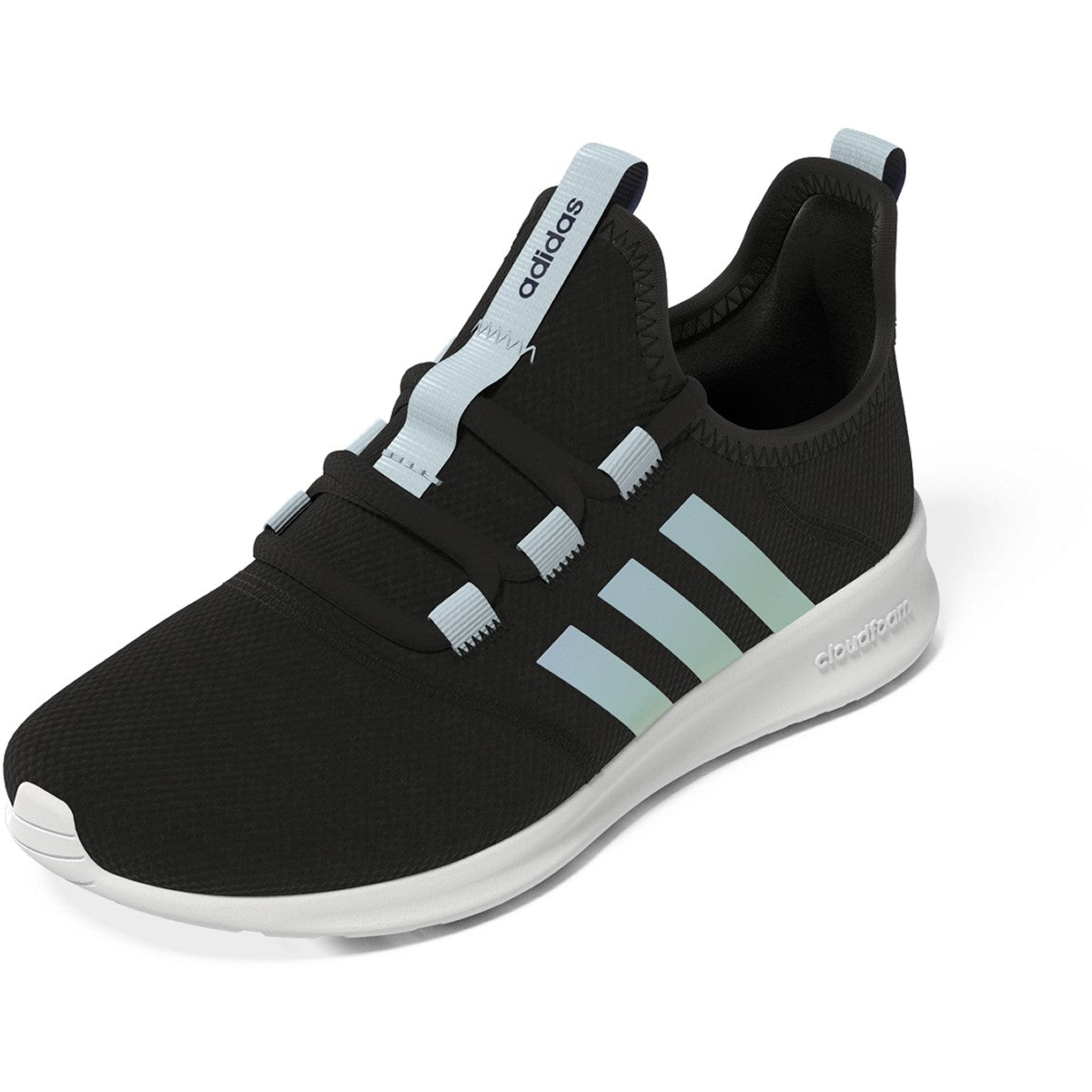 adidas Cloudfoam Pure 2.0 Kids Running Shoes in Black