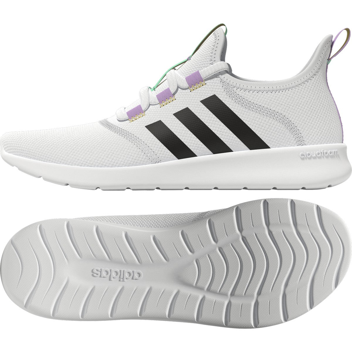 adidas Cloudfoam Pure 2.0 Womens Running Shoes in White