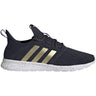 adidas Cloudfoam Pure 2.0 Womens Running Sneakers with Gold Stripes