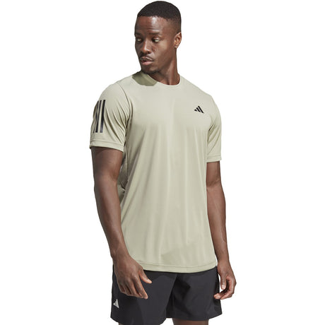 adidas Club 3-Stripe Mens Tennis T-Shirt