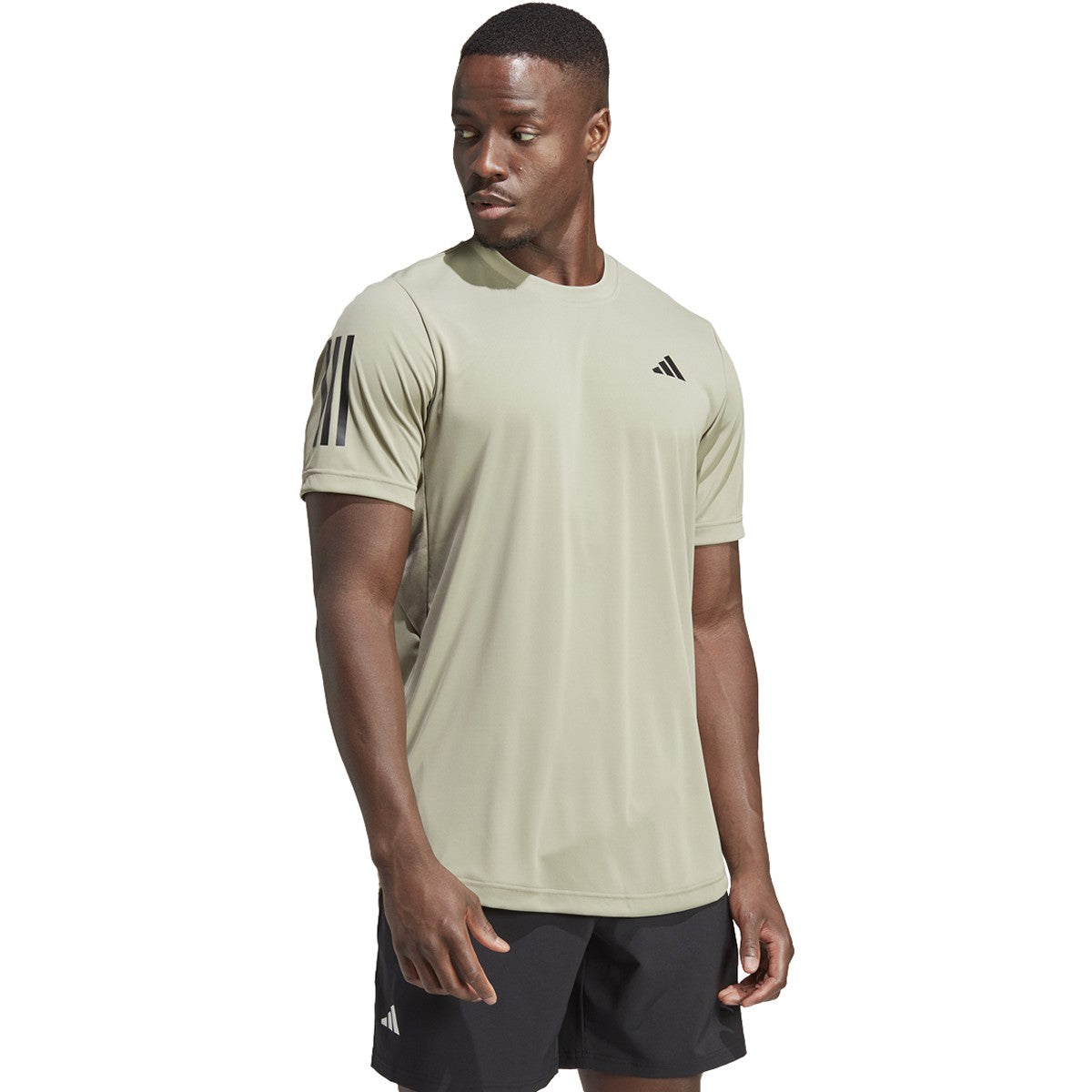 adidas Club 3-Stripe Mens Tennis T-Shirt