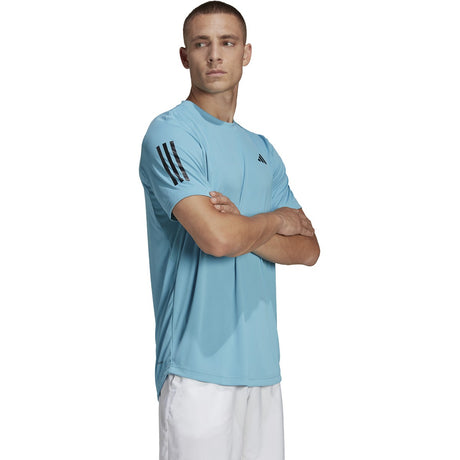 adidas Club 3-Stripe Mens Tennis T-Shirt
